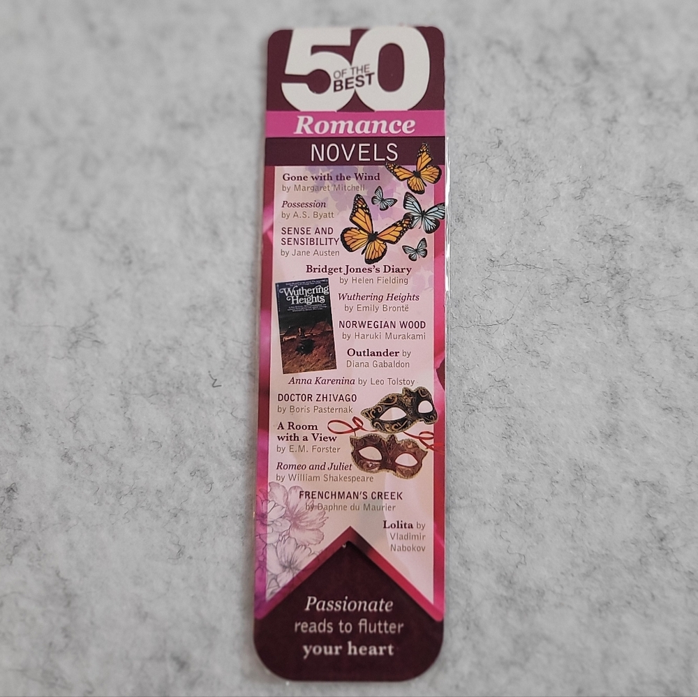 IF Magnetic Bookmark 50 Best Romance Novels List Of Sexy Passionate Reads #34007